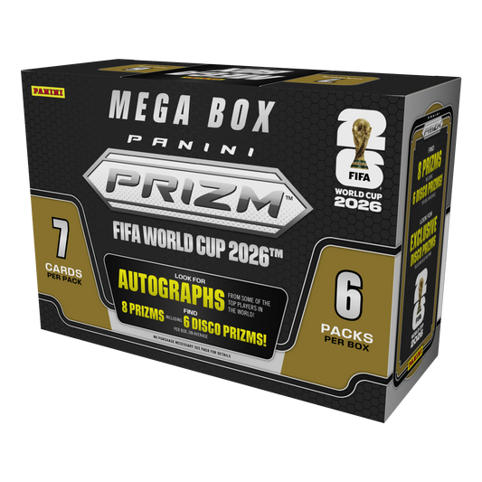 -               2026 Panini Prizm World Cup FIFA Hobby Mega Box Soccer (Factory Sealed)