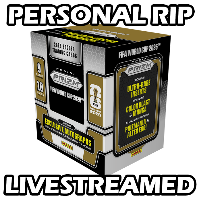 -                    PERSONAL RIP: 2026 Panini Prizm World Cup FIFA Hobby Preferred Box Soccer (Livestreamed)