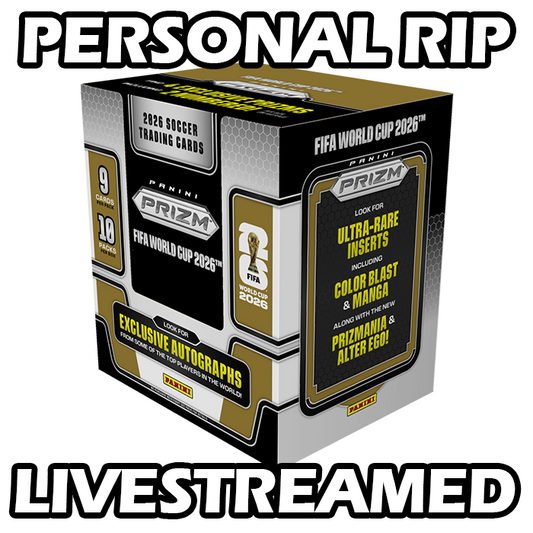 -                    PERSONAL RIP: 2026 Panini Prizm World Cup FIFA Hobby Preferred Box Soccer (Livestreamed)