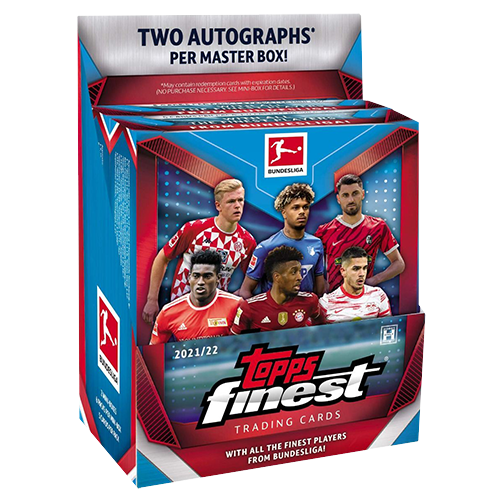 -          2021-22 Topps Finest Bundesliga Hobby Box Soccer (Factory Sealed)