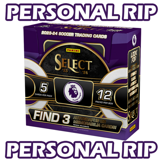 -            PERSONAL RIP: 2023-24 Panini Select EPL Hobby Box Soccer