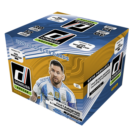 -               2025-26 Panini Donruss Road to FIFA World Cup 2026 Hobby Box Soccer (Factory Sealed)