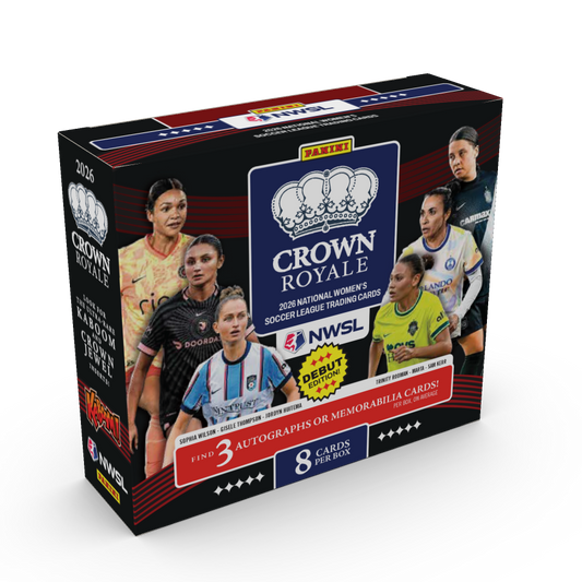 -                    2026 Panini Crown Royale NWSL Hobby Box Women's Soccer (Factory Sealed)