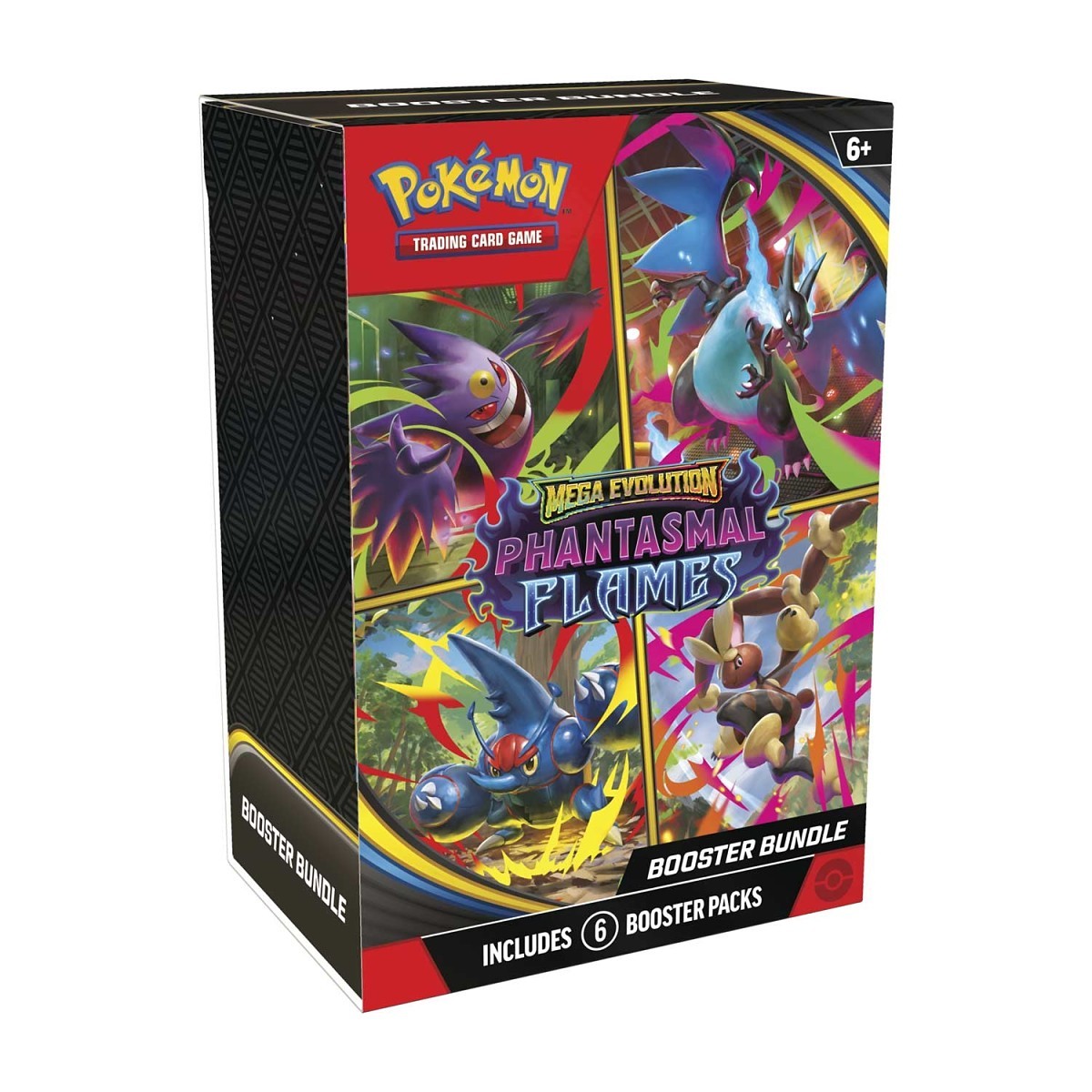 -        Pokemon TCG Phantasmal Flames Booster Bundle (6 packs) (Factory Sealed)