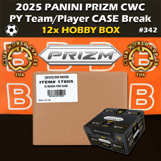 -               Group Break #342 - 2025 Panini Prizm Club World Cup FIFA CWC Hobby Case (12-box) PYT / PYP