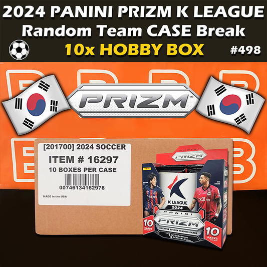 -                  Group Break #498 - 2024 Panini Prizm K League Soccer Hobby Case (10-box) RT (Random Team)