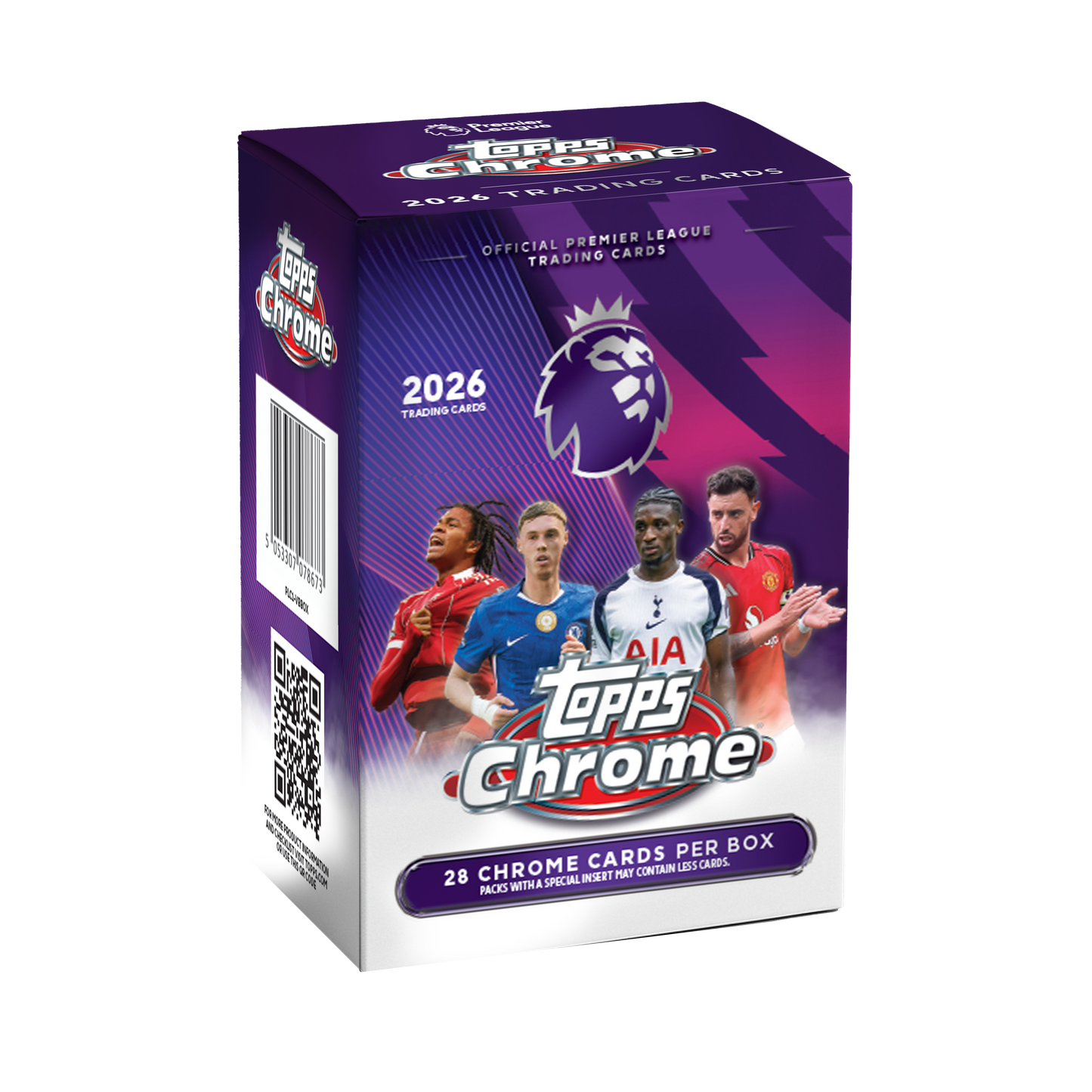 -              2025-26 Topps Chrome EPL Premier League Blaster Value Box Soccer (Factory Sealed)