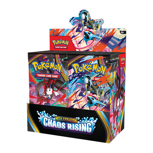 -        Pokemon TCG Chaos Rising Booster Box Mega Evolution (36 packs) (Factory Sealed)