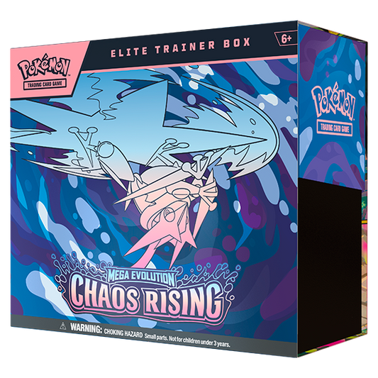 -          Pokemon TCG Chaos Rising ETB Elite Trainer Box Mega Evolution (9 packs) (Factory Sealed)