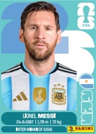 -                    2026 Panini FIFA World Cup 25-Count Sticker Pack Box Soccer (175 Stickers Total) (Factory Sealed)