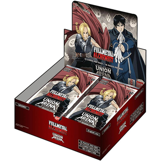 -           Fullmetal Alchemist Union Arena TCG Booster Box (16 packs) (Factory Sealed)