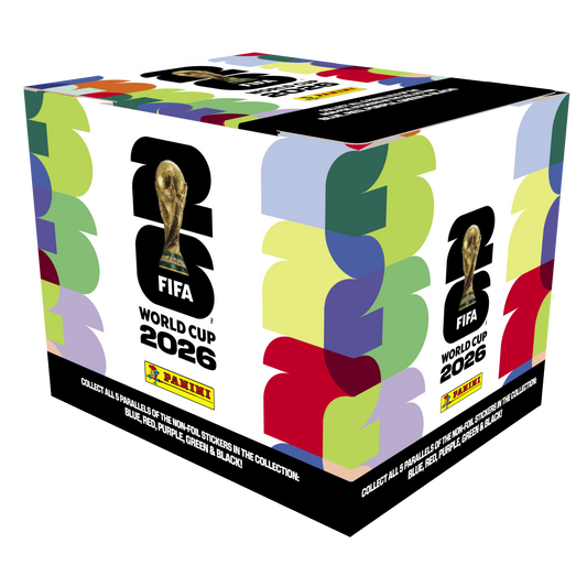 -                   2026 Panini FIFA World Cup 50-Count Sticker Pack Box Soccer (350 Stickers Total) (Factory Sealed)